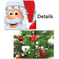 thumbnail image 4 of Pegatinas estáticas Se aferra Vinilo removible Papá Noel Árbol Hombre Flak, 4 of 5