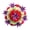 C, variant on Nnndbs Artificial Memorial Wreath, 40cm Sympathy Chrysanthemum Wreath for Cemetery Grave Headstone Outdoor Funeral Decoration`