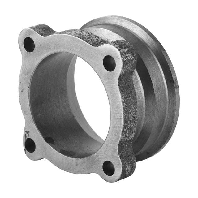 VBand Adaptador de brida de escape Turbo Downpipe 4 orificios para pernos para universal de 2,5 a 3 pulgadas