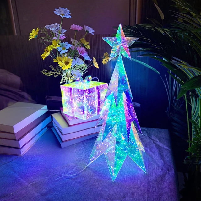 FHBVT Christmas LED Alphanumeric Decorative Lights 21.26 Inches DIY Assembly USB/Battery Powered Colorful Glowing Lantern For Desktop Window Party Wedding New Year Birthday Holiday Decorations
