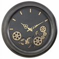 thumbnail image 2 of Yosemite 5130009 Horloge à Engrenage Rond en Métal&44; Noir, 2 of 4