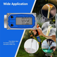 thumbnail image 3 of 2 Set 1 Inch Flow Meter with 3/4 Inch Adapters, Digital Turbine Flow Meter 2.5-31 GPM Inline NPT Thread,2set x water flow meter, 3 of 7