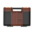 thumbnail image 4 of koolsoo Fishing Tackle Box Fishing Lures Box Large Hard Case Waterproof Portable Storage Orange Black, 4 of 9