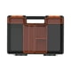thumbnail image 4 of Caja de aparejos de pesca, estuche de almacenamiento, cajas de usos múltiples, con asa, estuche rígido, pesca naranja negro, 4 of 9
