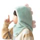 thumbnail image 2 of Gorro de terciopelo de invierno para hombres y mujeres para niños con máscara, gorro a prueba de viento, gorro con protección para los oídos, chal cálido para bebé, gorro integrado, 2 of 4