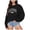Noir, variante sur Chandails Imprimés pour Femmes d'Automne et d'Hiver en Tricot à Manches Longues Chandails à Manches Longues pour Dames Chandails à Capuche Zippés pour Dames Tunique Chandail à Capuche à Fermeture Éclair Chandail à Capuche à Manches Colorées Chandail à Capuche Extraterrestre Chandail Ajusté à Enfiler