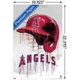 thumbnail image 3 of MLB Los Angeles Angels - Drip Helmet 22 Wall Poster, 14.725" x 22.375", 3 of 5