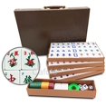 thumbnail image 1 of Mose cafolo Chinese Mahjong X-Large 144 Azulejos de melamina numerados 1.5 "Azulejos grandes con estuche de viaje Pro complete Mahjong Game Set - (Mah Jong, Mahjongg, Mah-Jongg, Mah Jongg, Majiang) Mose Cafolo 769560223426, 1 of 1