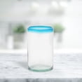 thumbnail image 4 of Set of 6 Aqua Rim 16oz Hiball Glasses Clear, 4 of 5
