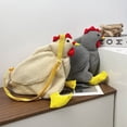 thumbnail image 6 of Jiibva Plush Chicken Purse Cute Chicken Bag Cartoon Hen Shoulder Bag Handbag Funny Animal Crossbody Bag Handbag Purse, 6 of 7