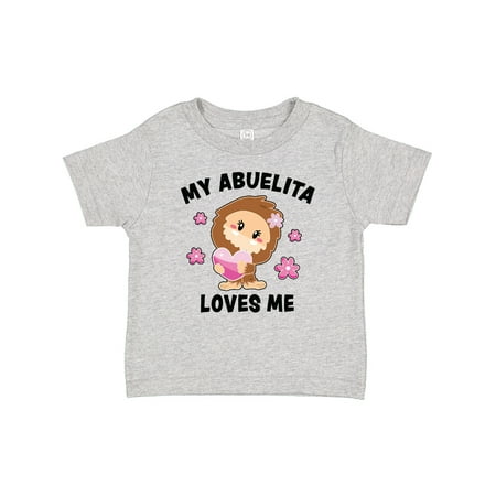 

Inktastic My Abuelita Loves Me with Bigfoot Gift Baby Girl T-Shirt