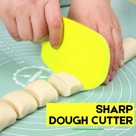 Practical For Flexible Scraper Multipurpose Food Scrappers For Bread Cake Fondant Multipurpose Kitchen Tool Pizza Dough Scraper Bakeware with Lids And Handles Baking Sheet Ceramic Bakeware Small
