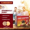 thumbnail image 3 of Fire Starter Squares 64 - Starters for Fireplace,Chimney,BBQ Grill,Camping Fire,Wood Stove Water Resistant and Safe Odourless Camping Accessories, 3 of 4