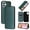 Green, variant on Allytechgroup Wallet Case for iPhone 16 Plus, Premium PU Leather Flip Stand RFID Blocking Shockproof Protective Slim Credit Card Slot Phone Case Cover for iPhone 16 Plus, Pink