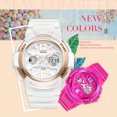 thumbnail image 3 of Mirar SMAEL 1632 Reloj deportivo elegante para mujer multifunción de cuarzo + reloj de pulsera digital electrónico para mujer 50M Reloj informal a prueba de agua con cronómetro / retroiluminado / alar SMAEL Mirar, 3 of 7