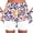 A Purple, variant on Skorts for Woman High Waisted Tummy Control with Pockets Built in Shorts Summer Casual Printed Workout Golf Tennis Skirt