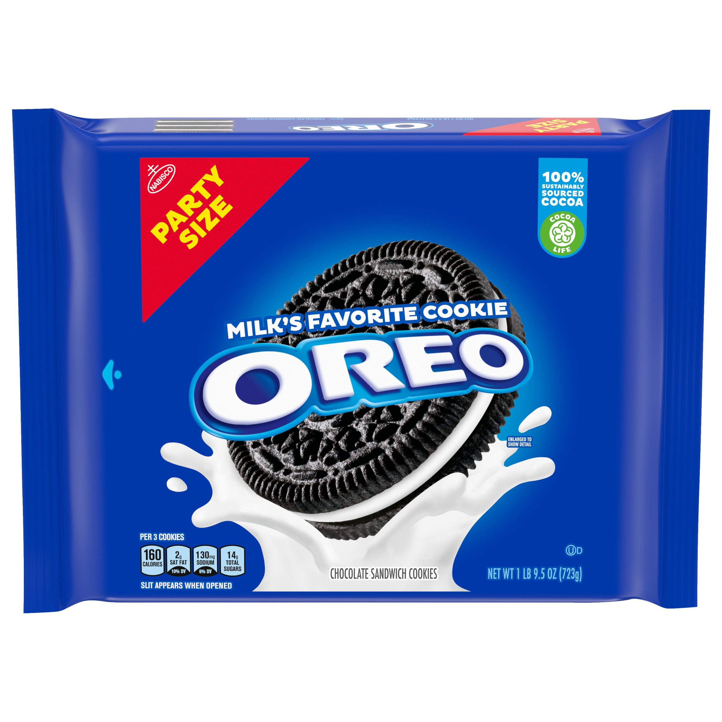 OREO Chocolate Sandwich Cookies, Party Size, 25.5 oz