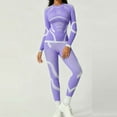 thumbnail image 2 of Thermal Base Layer Women, Ski Base Layers Women, Ladies Thermal Clothing & Leggings Quick Dry Thermal Underlayer Women Ladies Thermal Underwear Set Purple S, 2 of 4