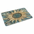 thumbnail image 2 of Blue Golden Sun Door Mat&nbsp;Indoor Outdoor Entrance, Non Slip Small Rug for Kitchen Bathroom Entryway Rug, Vintage Abstract Art Retro Washable Doormat Floor Mat for Office Home Decor 18x30 Inch, 2 of 8