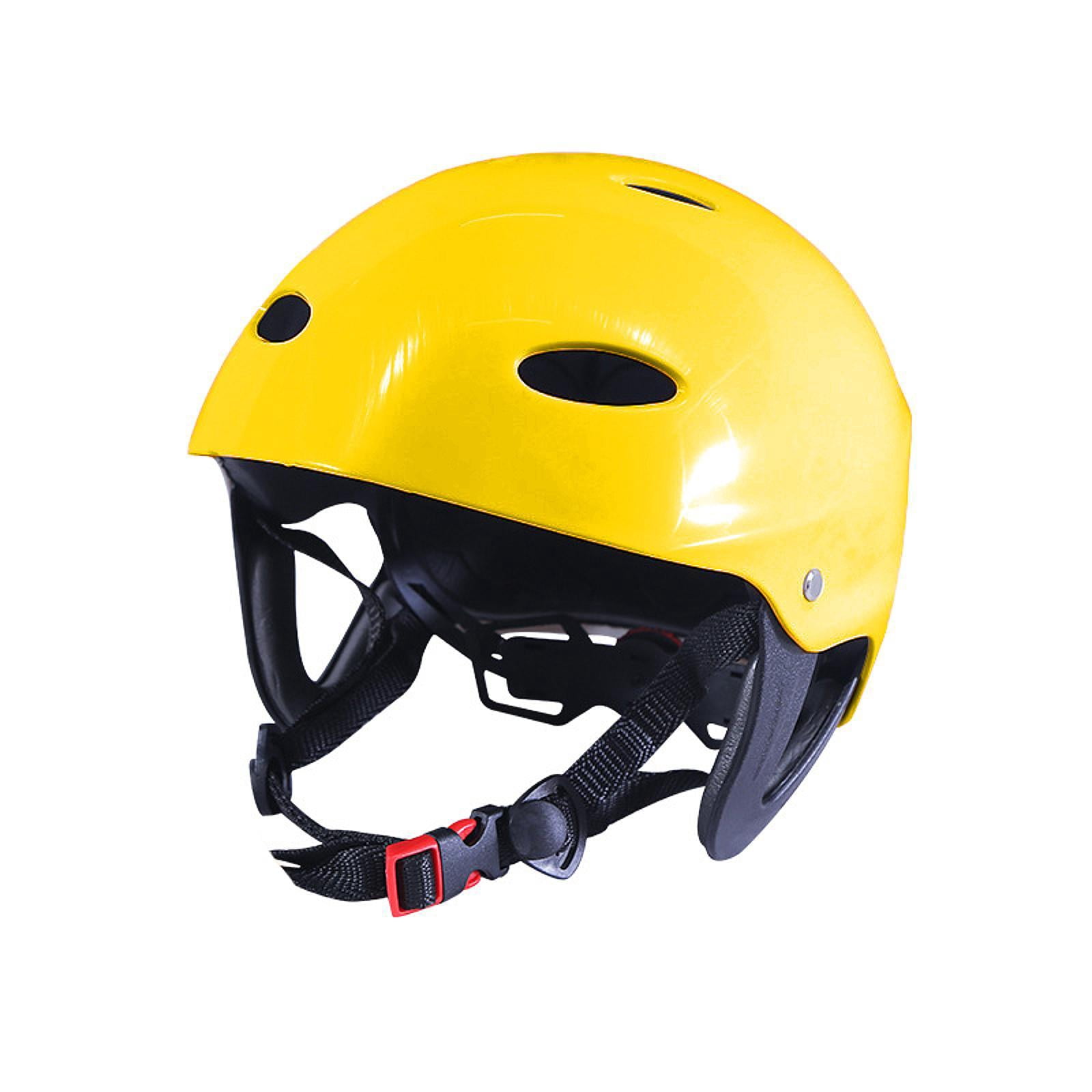 Colaxi Hard Hat Secure Helmet Protective Accessories Sports Helmet Protection Cap for Drifting River Adventure Outdoor Rock Climbing Yellow