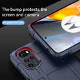 thumbnail image 5 of Slim Fit Phone Case for Motorola G22, Case for Moto E32,Case for Moto E32S,Rugged Shield Phone Case with Military Grade Shockproof Protection Cover for Moto G22/E32/E32S, HD Blue, 5 of 8