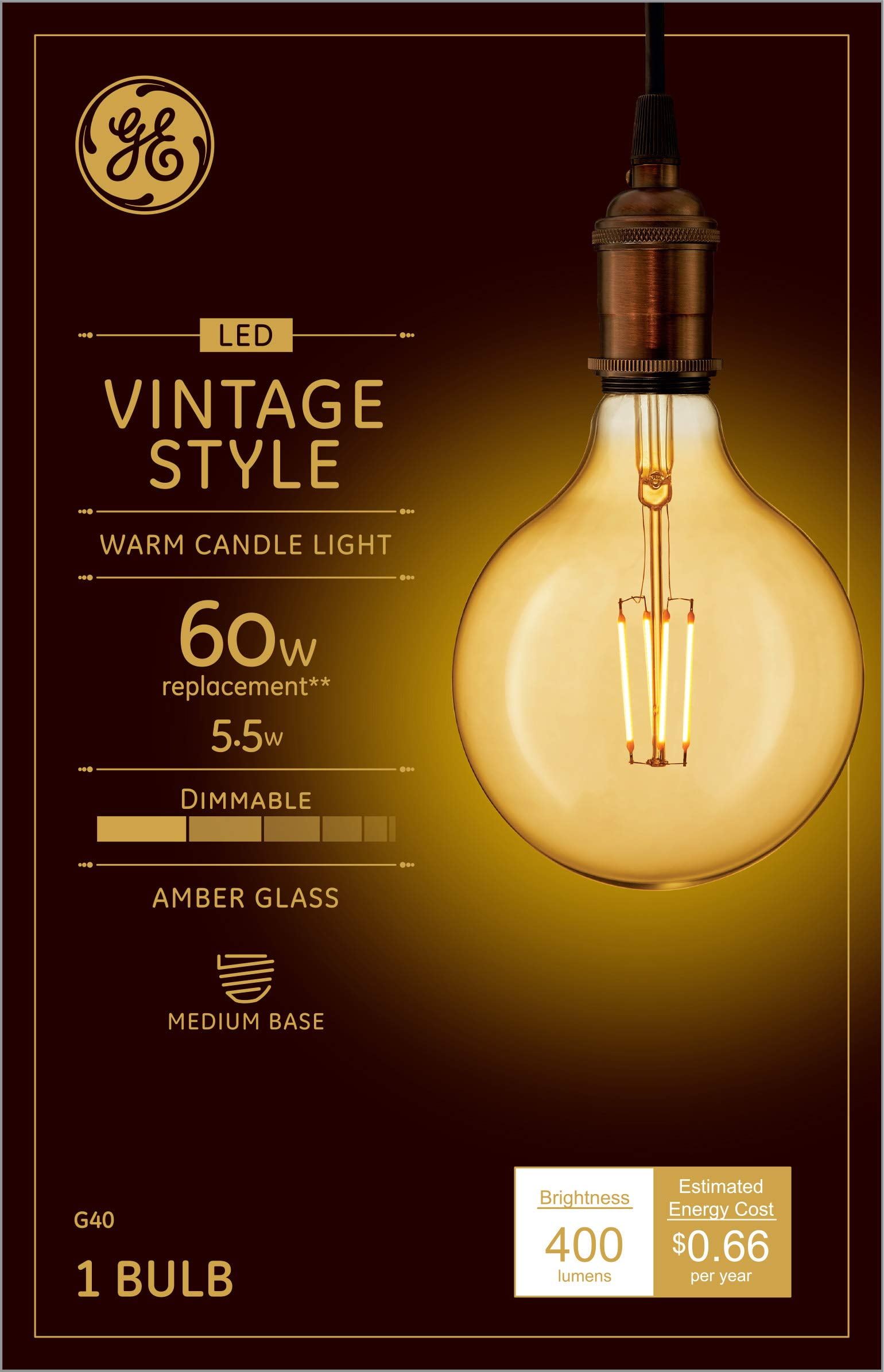 amber glass light bulbs