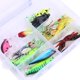 thumbnail image 2 of Kit de cebo de plástico para spinning y crankbait, colección Ideal Tackle, juego de señuelos de pesca de lubina de 28 piezas, 2 of 8