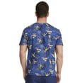 thumbnail image 2 of Tooniforms Men & Women Scrubs Top V-Neck Print TF728, 2 of 5