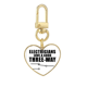 thumbnail image 1 of Preferencias personales de interruptores electrónicos Llavero de metal en forma de corazón dorado, 1 of 3