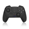 thumbnail image 2 of Wireless Gamepad Vibration Joystick Bluetooth-compatible Game Controller Replacement Gamepad; Wireless Joystick; Wireless for Nintendo Switch, Black, 2 of 9