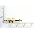 thumbnail image 6 of Faship Violet Light Purple Rhinestone Crystal Butterfly Hair Barrette Clip, 6 of 6