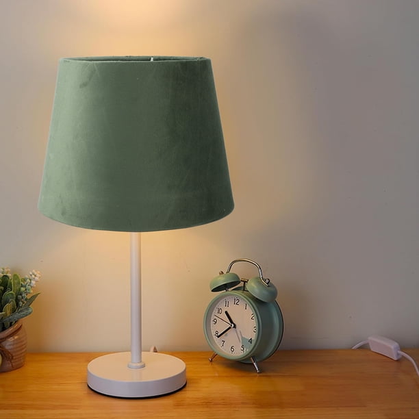 Pantalla De Lámpara De Tela Pantalla Cónica Para Mesa Pequeña Luz De Piso E27 E14 Uso Hecho A Mano