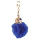 thumbnail image 2 of BRIGHTFUFU Llavero de bola esponjosa con incrustaciones de perlas y diamantes de imitación para bolso, celular o coche (azul), 2 of 8