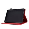 thumbnail image 5 of MonsDirect Case for 6" Kindle Paperwhite 5/6/7/10th Generation 2012-2018 (Model: EY21 / DP75SDI / PQ94WIF), Suede Leather Protective Cover with Stand, Auto Wake/Sleep Function with Pen Holder, Red, 5 of 7