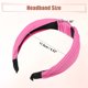 thumbnail image 4 of Unique Bargains 6 diademas para el pelo, diadema anudada ancha para mujer y niña, rojo, naranja, rosa, rosa, 1,18 pulgadas de ancho, 4 of 7