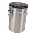 thumbnail image 5 of Contenedor sellado de café de 1,8 l, contenedor de almacenamiento de granos de café de acero inoxidable con cuchara plateada, 5 of 5