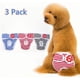 thumbnail image 1 of 3 calzoncillos (M) Pañales higiénicos reutilizables para perras, lavables, sanitarios, menstruales, de seguridad, paquete de pañales fisiológicos para mascotas, 1 of 5
