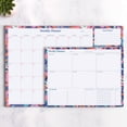 thumbnail image 5 of Rileys & Co Monthly Planner Desk Pad, Undated Planner Calendar 16.5 x 11.4 inches (Blue Geometric), 5 of 6