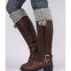 thumbnail image 4 of Calcetines Suaves Zulema Primeros Calentador Cómodo Confortable Suave Gris, 4 of 8