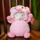 thumbnail image 4 of Peluches de oveja de dibujos animados para niños, juguetes de peluche Kawaii, muñecos suaves para vestir, unicornio, panda, lobo, cerdo, conejo, regalo para niña, 4 of 6