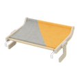 thumbnail image 4 of Percha para ventana de gato jinwen Madera resistente interior naranja gris, 4 of 8