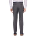 thumbnail image 2 of Pantalones Perry Ellis Modern Fit Performance para Hombre en Cuadro Gris Carbón, 2 of 3