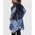thumbnail image 2 of White Mark Plus Size Rella 3/4 Sleeve Tunic Top, 2 of 3