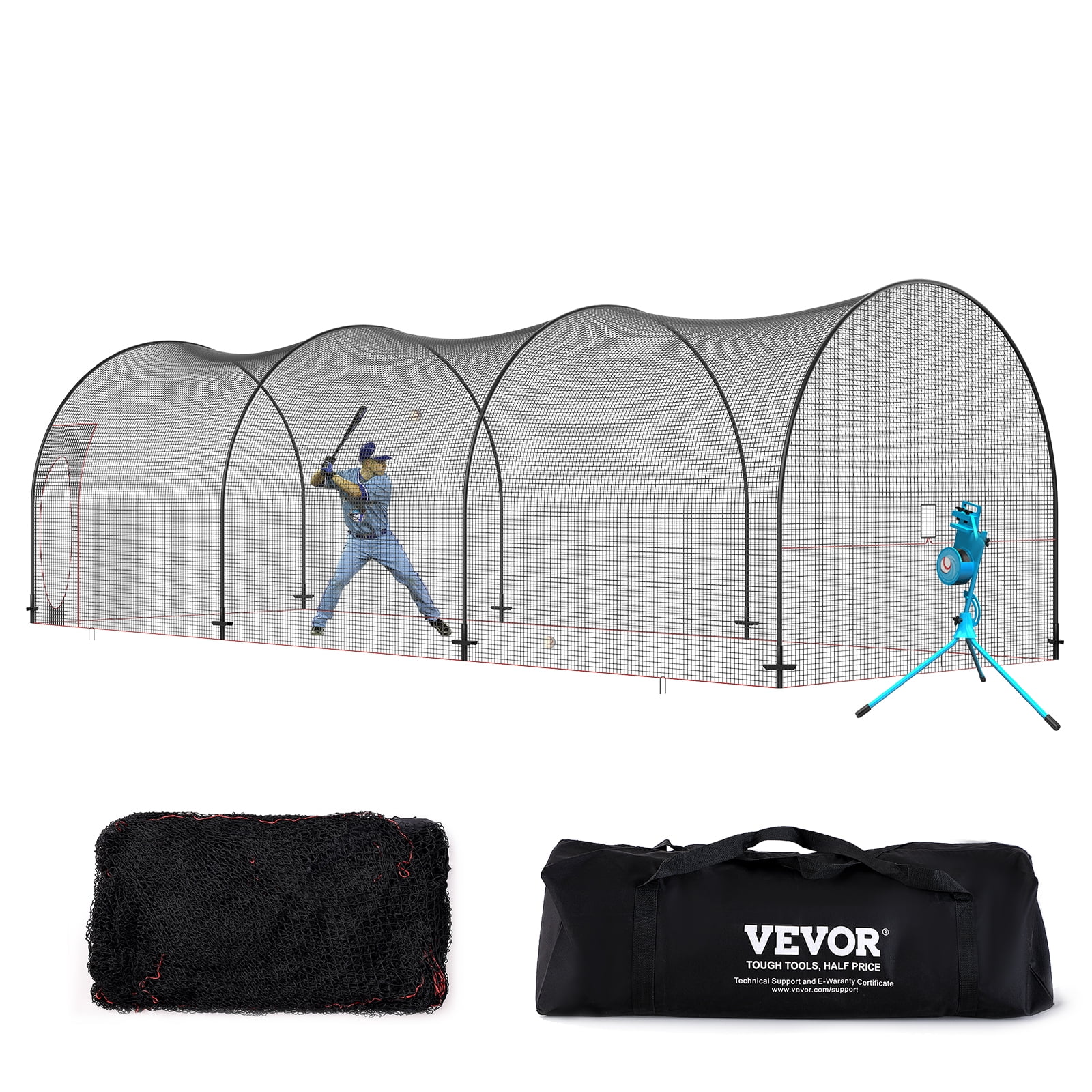 Filet de rebond pour baseball et softball, 1066,8 x 1828,8 mm