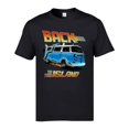 thumbnail image 1 of Camisetas de parodia de Marty de Regreso al futuro, camiseta de diseño divertido de coche y autobús de la máquina del tiempo de Regreso a la isla, ropa nueva de algodón puro, 1 of 7