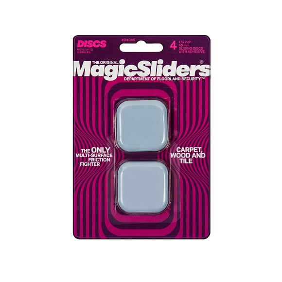 Furniture Slider Magic Sliders, 1.75 pulgadas, azul, paquete de 4