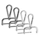 thumbnail image 1 of Ganchos de clip giratorio Uxcell [4 piezas] - Ganchos de clip para llaveros, uso para hacer llaveros - [Plata y negro - 2.5 pulgadas] Hardware de cinta D, 1 of 6