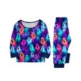 thumbnail image 2 of Matching Family Halloween Pajamas Set - 2026 Cute Ghost & Pumpkin Print Two-Piece Sleepwear Pjs - Family Matching Pajamas Soft Holiday Jumpsuit Loungewear for Family, 2 of 6