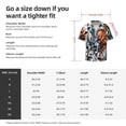 thumbnail image 5 of Fotbe Four Running Horses Camisa Estampada de Manga Corta para Hombre, Casual de Verano, Estilo Playero, Sin Arrugas-3X-Large, 5 of 5