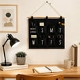 thumbnail image 6 of Multi Pocket Wall Hanging Organizer Bag,Foldable Storage Pouch for Bathroom Bedroom Kitchen,Durable Linen Style Wall Storage System,Hanging Home Organizer for Toiletries Accessories Small Items, 6 of 6
